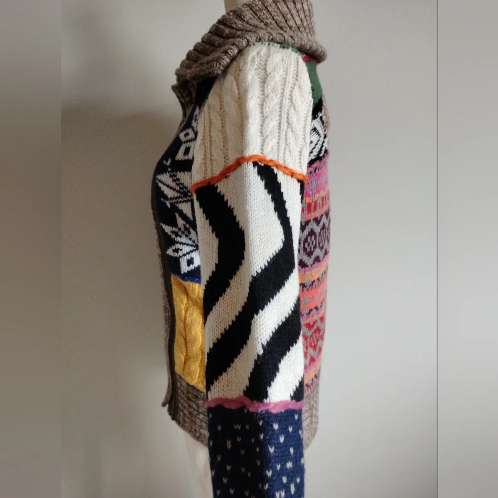 Desigual Moto Jacket Sweater - Picture 7 of 14